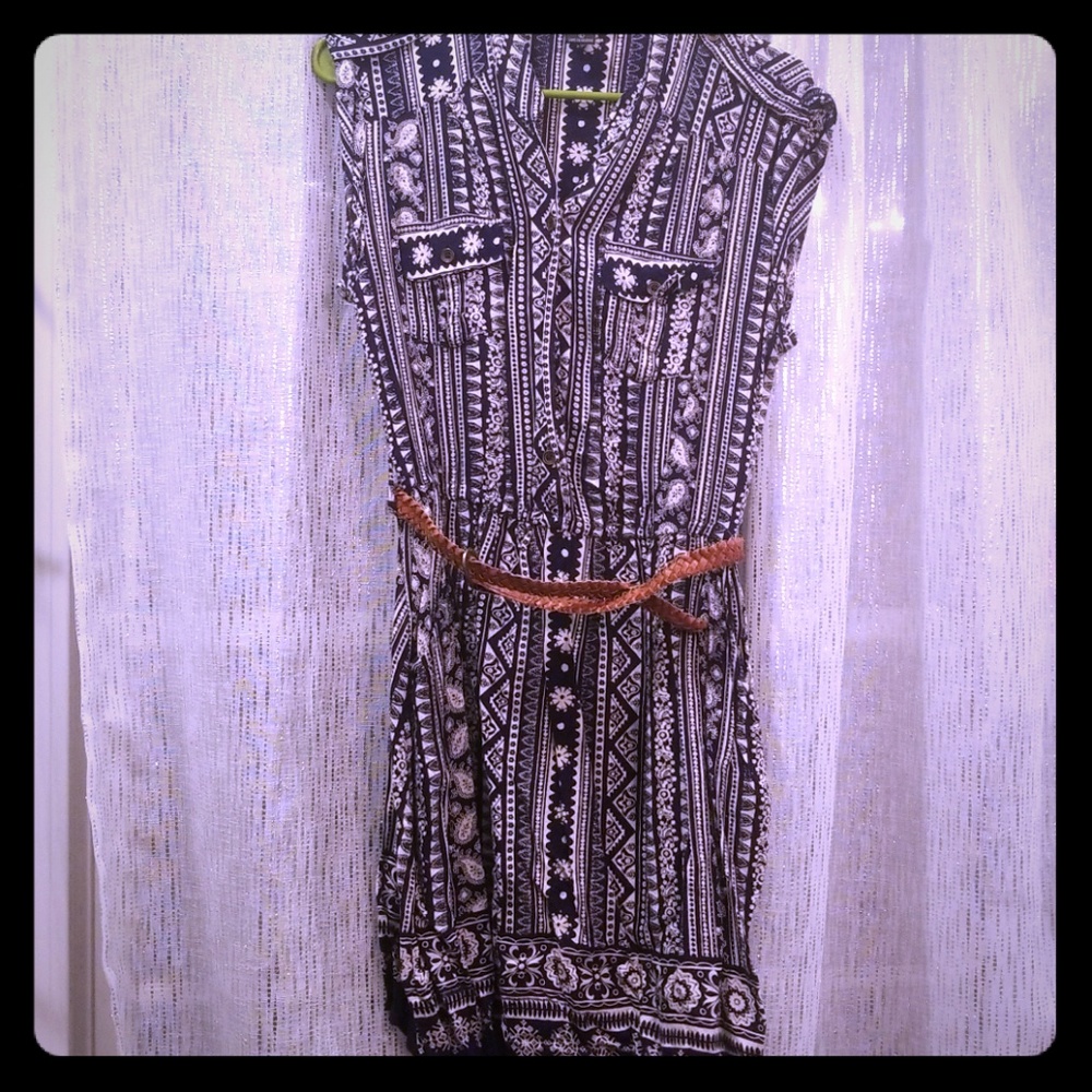 Belted dress